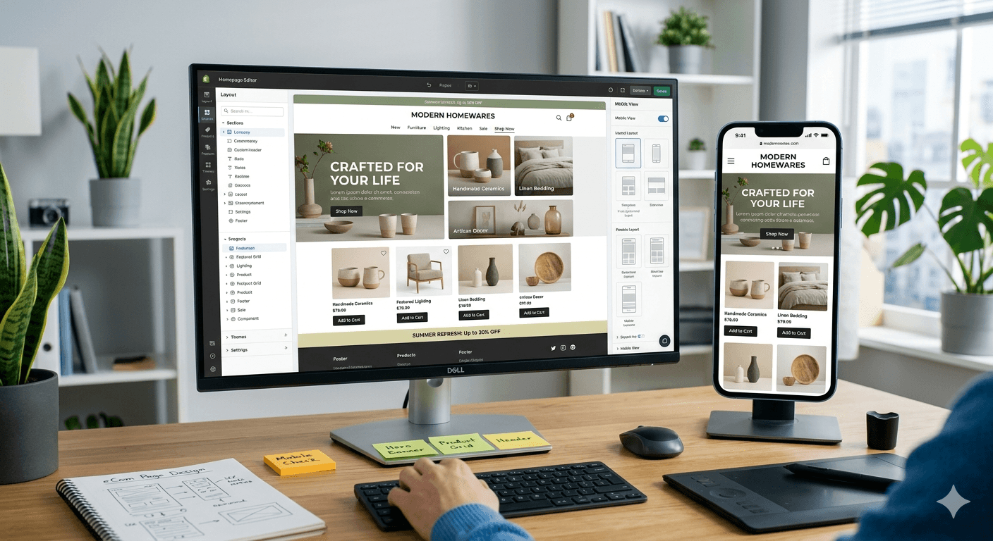 Website builder preview